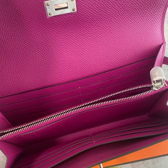 HERMES KELLY LONG EPSOM WALLET - Picture 6 of 7